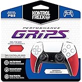 KontrolFreek Performance Grips for PlayStation 5 Controller (PS5) | Inferno Red