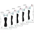 LoveHandle Phone Grip for Most Smartphones and Mini Tablets - Black Elastic Strap with Black Base - Pack of 5 (LH-01-5PackBlack)