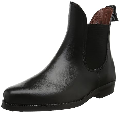 HKM Herren Jodhpurgummistiefel-Soft/Weit-mit Elastikeinsatz