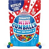 Carousel Assorted Mini Gumballs - Perfect for Gumball Machine Refills - 2lb Bag