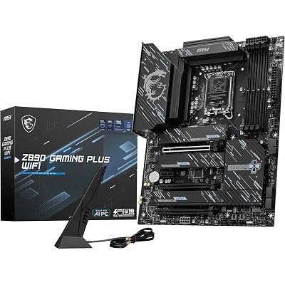 MSI Z890 GAMING PLUS WIFI ATX Motherboard Intel Core Ultra 2 LGA 1851 DDR5 PCIe