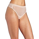 OnGossamer Women's Mesh Hi Cut Thong