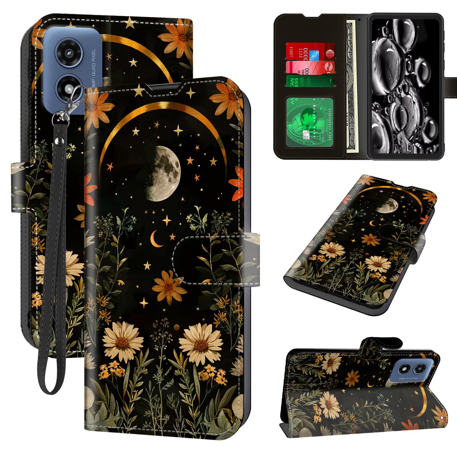 ACWDMKH for Motorola Moto G-Play-2024 Case Wallet