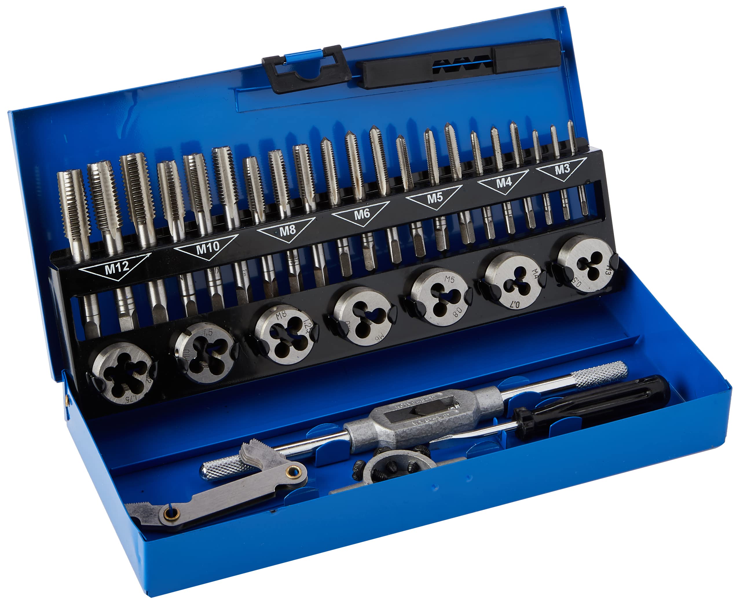 Bluespot 22301 32pce Metric Tap and Die Set (M3-M12)