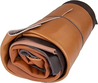 Langlauf Schuhbedarf Lederstücke Extragroß 1kg Brauntöne - Alle Stücke mindestens DIN A3 groß - Jetzt mit Gratis Anleitung Babypuschen