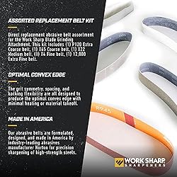 Work Sharp WSSAKO81115 Replacement Belt Kit for Ken