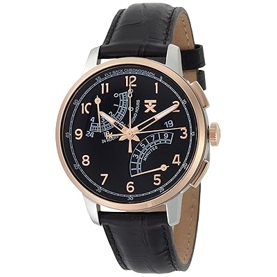 TX Homens Clássico Fly-Back Chronograph Watch com Two-Tone Correia