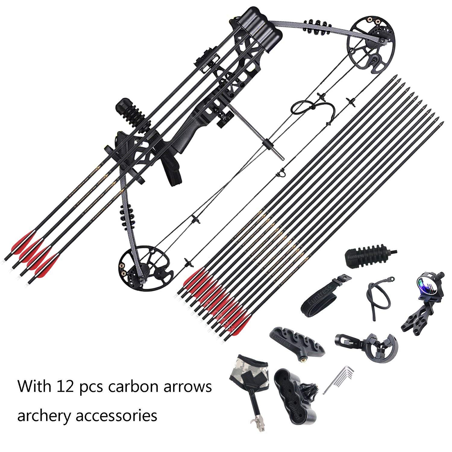 Buy Funtress Compound Bow 17"29" Draw Length 20 lb70lb Draw Weight