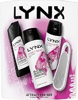 Lynx Attract For Her Trio Wireless Speaker Gift Set 2 Bodyspray Bodywash view 2