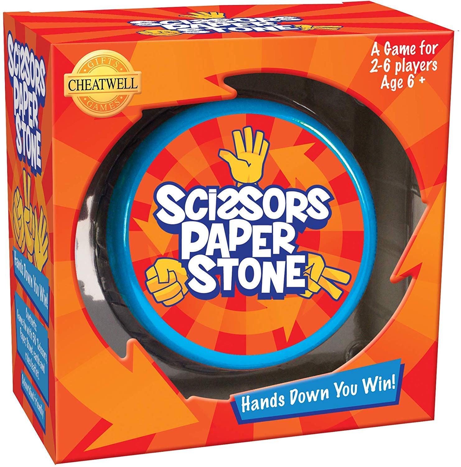 Cheatwell Games Scissors-Paper-Stone Card Game