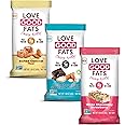LOVE GOOD FATS Keto Certified, Non-GMO, Gluten Free, No Added Soy, Sustainable Palm Oil, Kosher Variety Pack of 19.08 Ounce Snack Food Bars