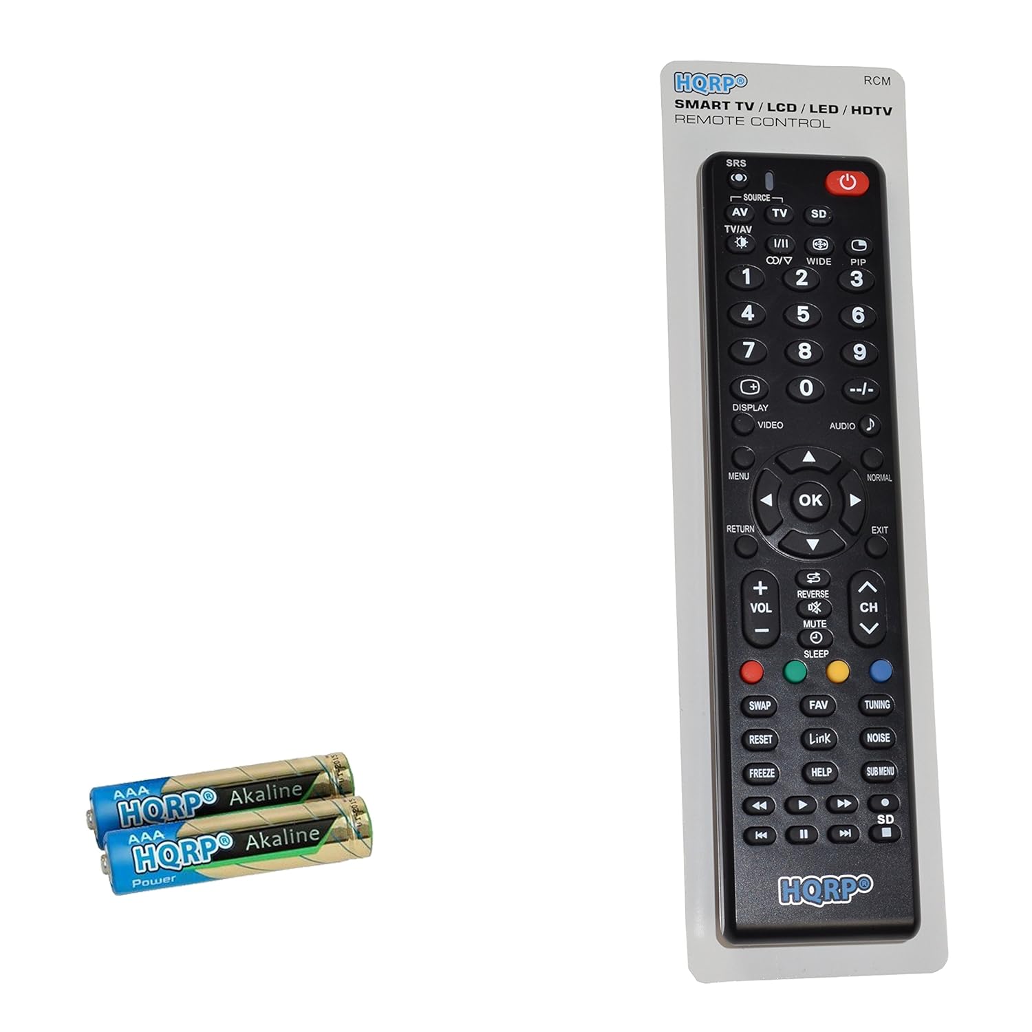 HQRP Remote Control for Panasonic TH-42PX6U TH-42PX75U TH-42PX77U  TH-42PX80U TH-42PZ700U TH-42PZ77U TX-32LX80M LCD LED HD TV Smart 1080p 3D  Ultra 4K Plasma ...