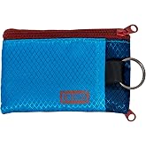 Chums Surfshorts Wallet - Minimalist Keychain Wallet for Men | RFID Blocking Nylon Waterproof Wallet w/ Secure Zip Closure, Slim Profile ID Window Cash and Coin storage, Solid Collection