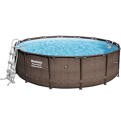 Bestway 56664 Piscina Fuori Terra Piscina Con Bordi Piscina Rotonda 13030 L Marrone