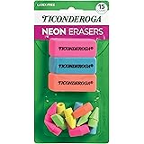 Dixon Ticonderoga Office & School Eraser Combination Set, 15 Eraser Multi-Pack, Multicolored (38931)
