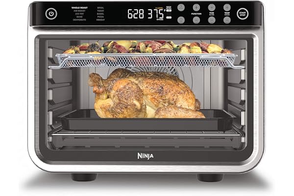 Ninja DT201C, Foodi 10-in-1 XL Pro Air Fry Oven, Stainless steel, 1800W (Canadian version)