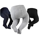 Petrass Baby Girls Cable Knitted Tights Infant Full-Footed Seamless Cotton Tights New-born Girls Seamless Leggings 3/4/5/6