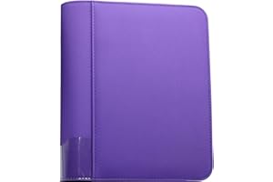 Magiarcana greeting card book organizer,christmas card photo album,birthday card organizer binder,for greeting card box keepsake storage and display,holds 84 cards (violet)