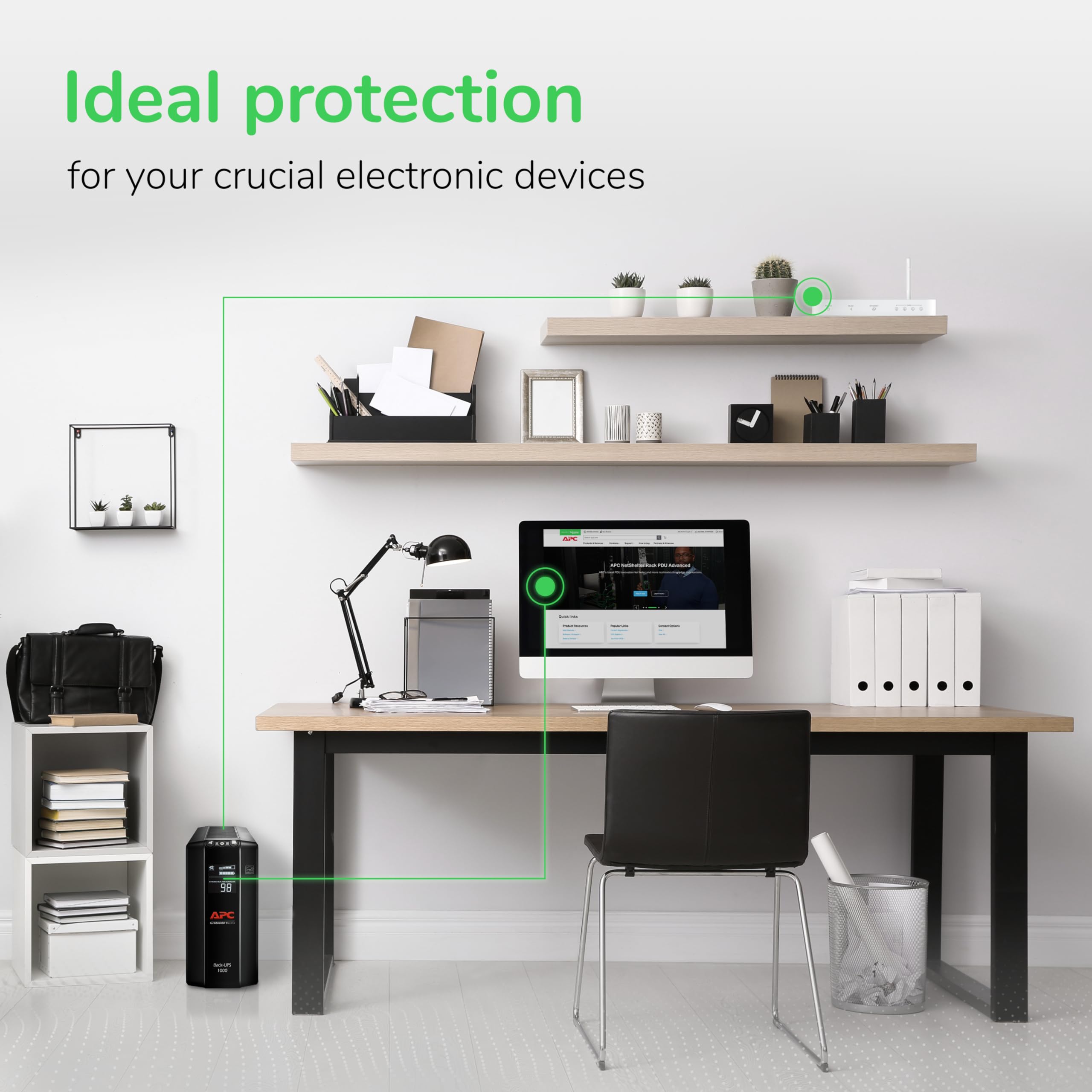 Mua UPS 1000VA UPS Battery Backup and Surge Protector, BX1000M Backup ...