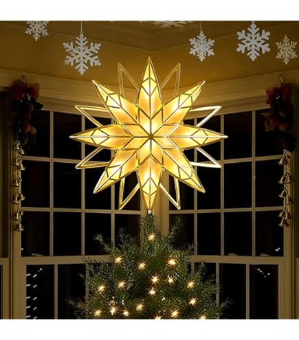 Amazon.com: GE 10-in Capiz Lighted Incandescent Capiz Star