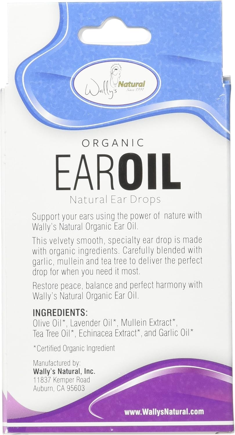 Wally's Natural Products Organic Ear Oil, 1 Fl. Oz: Health & Personal Care