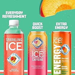 Sparkling Ice, Peach Nectarine Sparkling