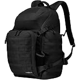 AMHEH 50L 1050D Heavy Duty Military Tactical Backpack Fit 17 inch Laptop | Water Resistant, YKK Zippers, 60 lbs Load, MOLLE, Compression Straps, Overhead Bin Size, Flight Approved