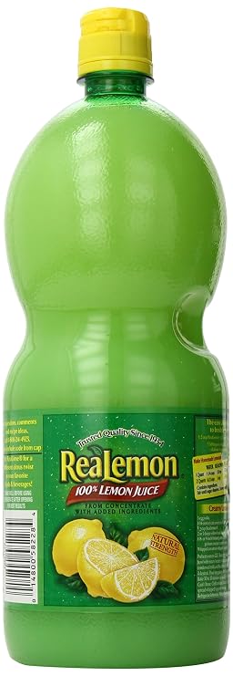 2x 48oz realemon Lemon Juice large twin pack (014800582291)