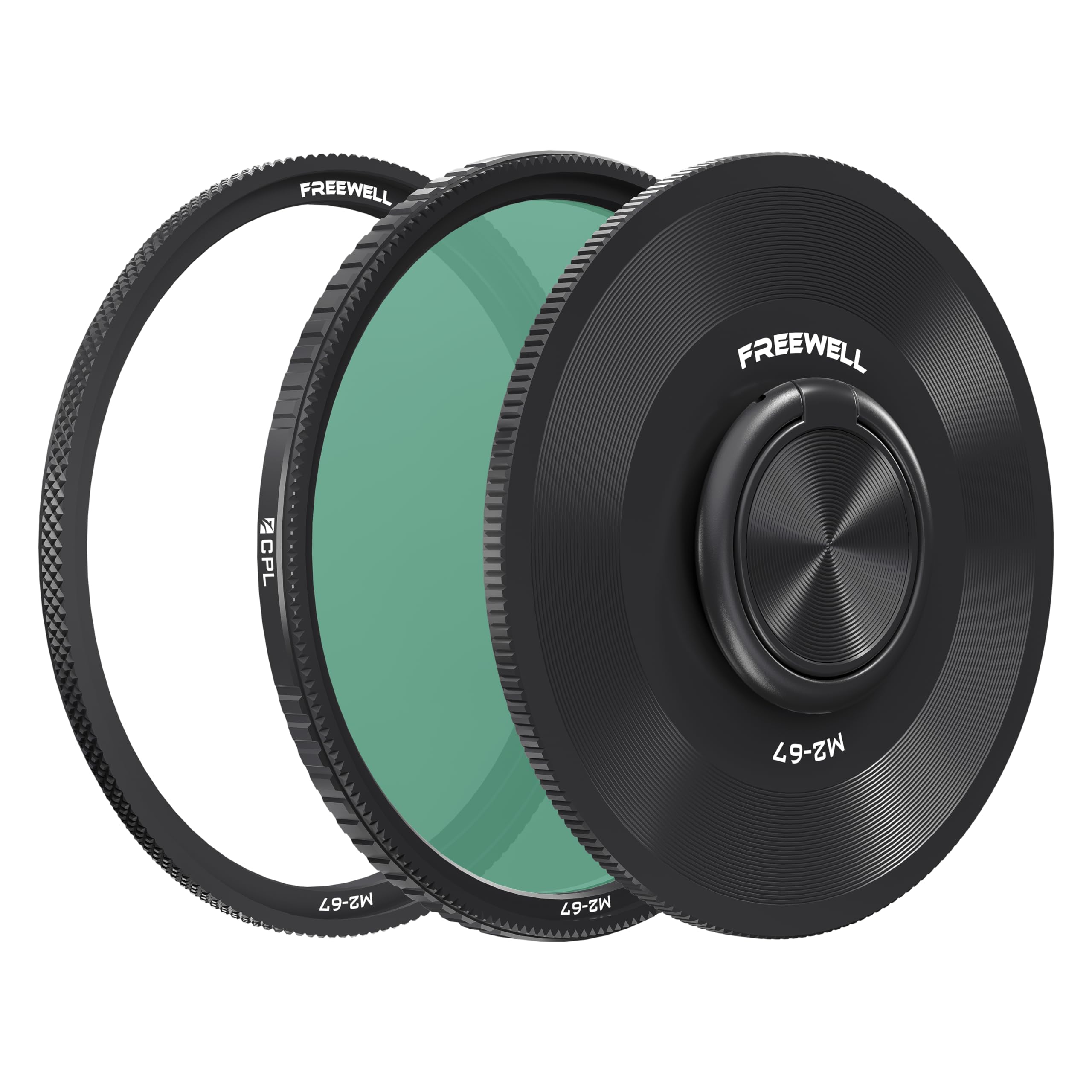 Freewell 67mm Circular Polarizer (CP) camera filter, compatible with M2 series