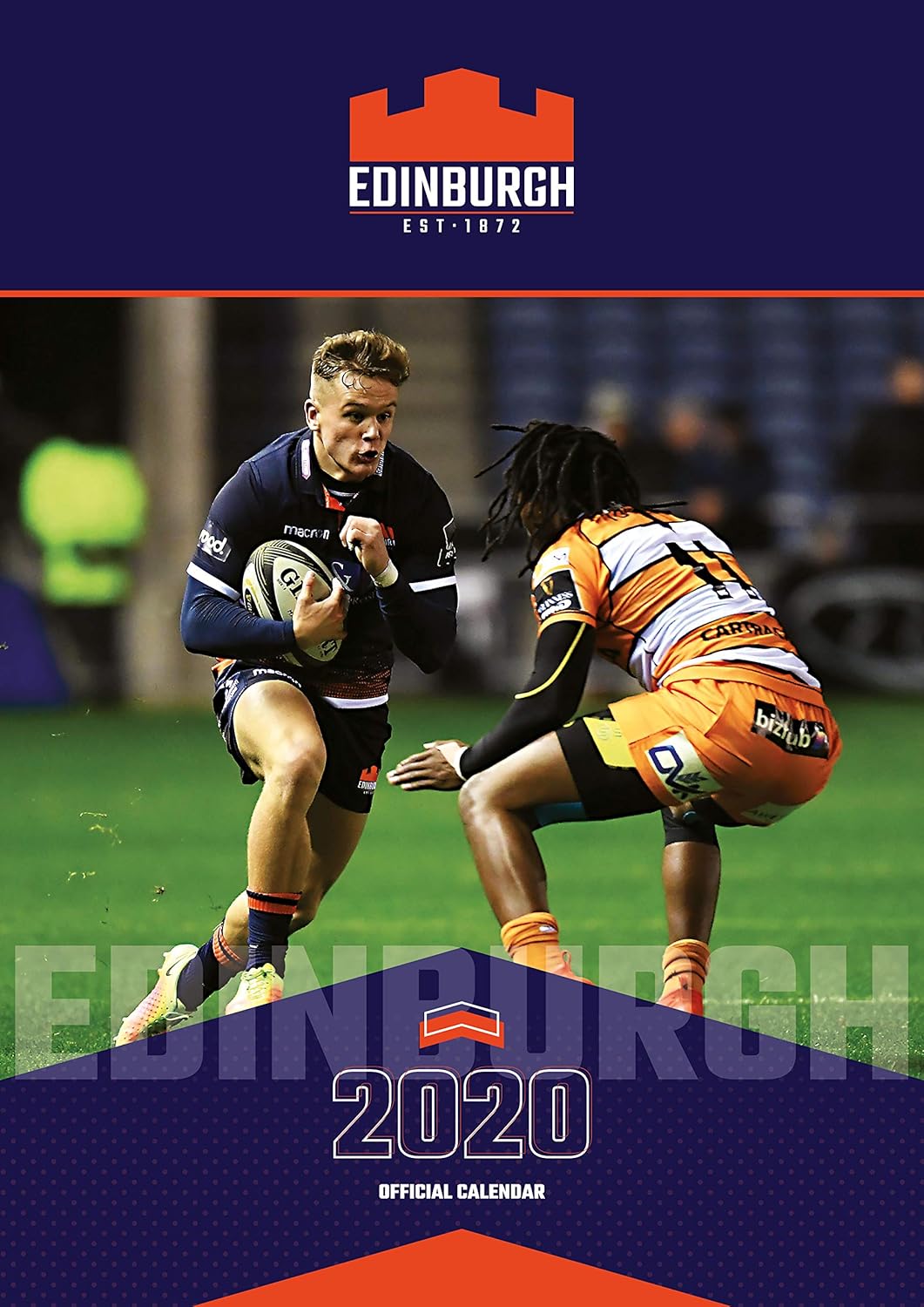 Edinburgh Rugby Official 2020 Rugby Union A3 Wall Calendar Published by