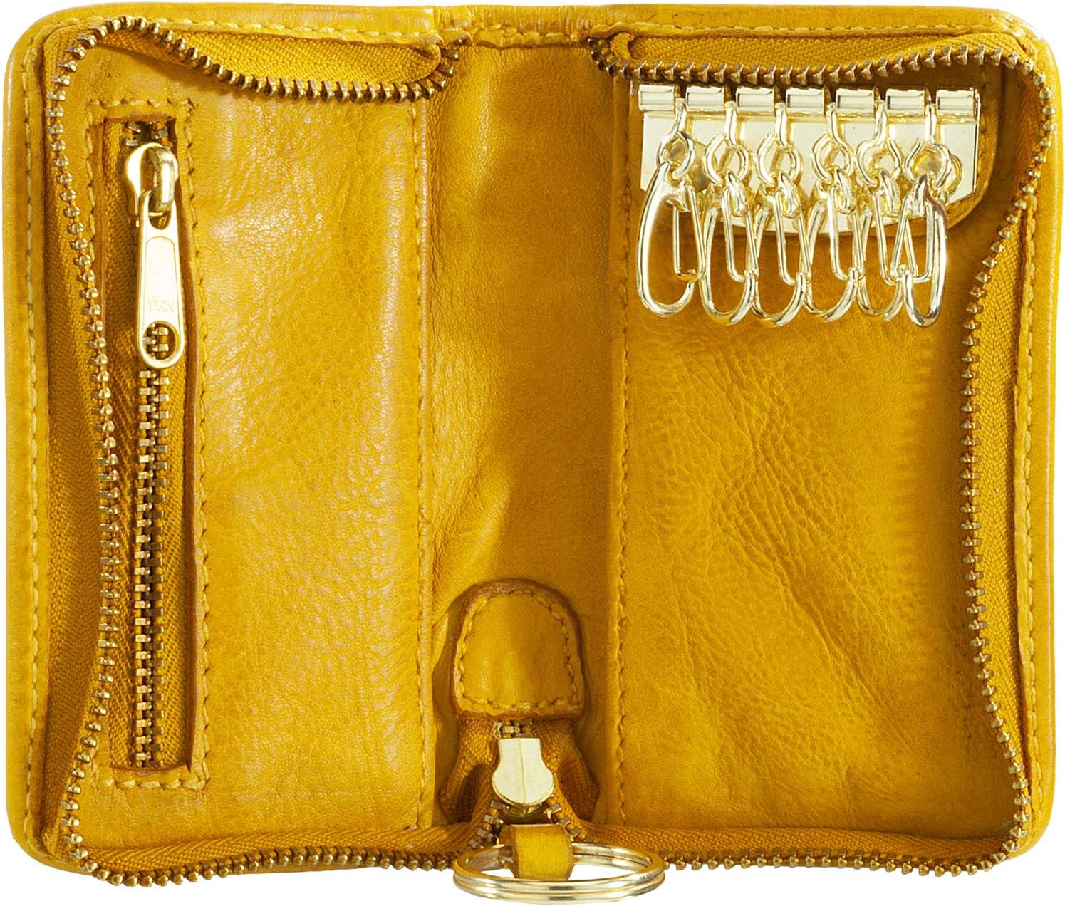 DUDU Portachiavi con Cerniera in Pelle Vintage Borsellino ...