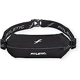 Fitletic Active Lifestyle Fanny Pack & Mini Sports Running Belt For Men & Women – Lightweight, Low Profile- Ultra-Soft Expandable Lycra Pouch - Fits All Phones – Inner Pocket