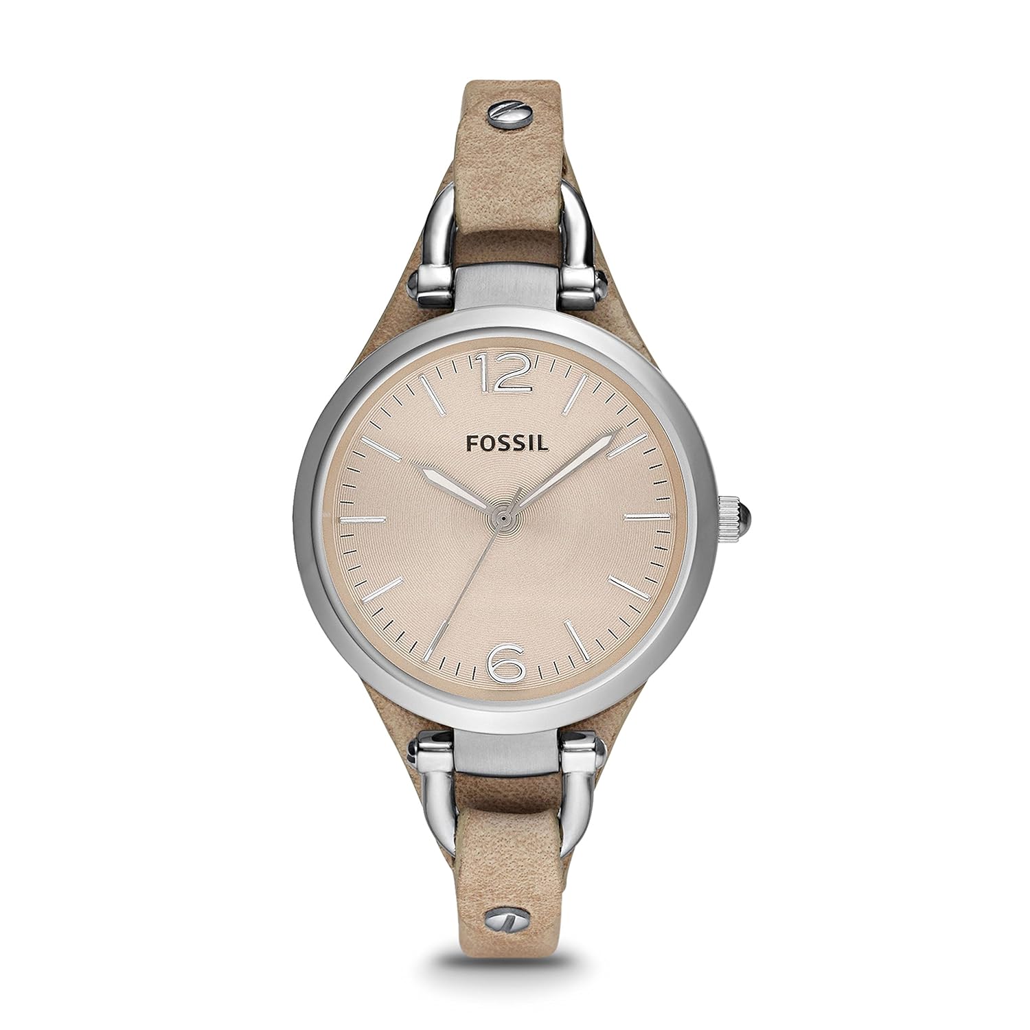 FOSSIL Bone Leather Watch / Analogue Women's Wrist Watch with