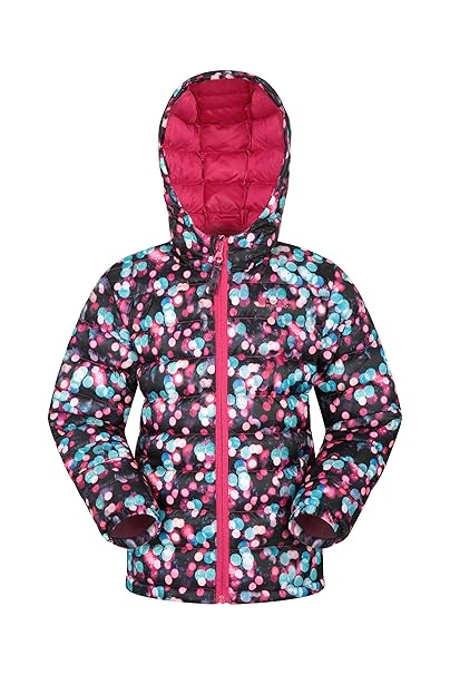 Mountain Warehouse Seasons Kinder wasserdicht Gefütterte Jacke - Isolierter Winterjacke, wasserabweisend, Seitentaschen - Ide