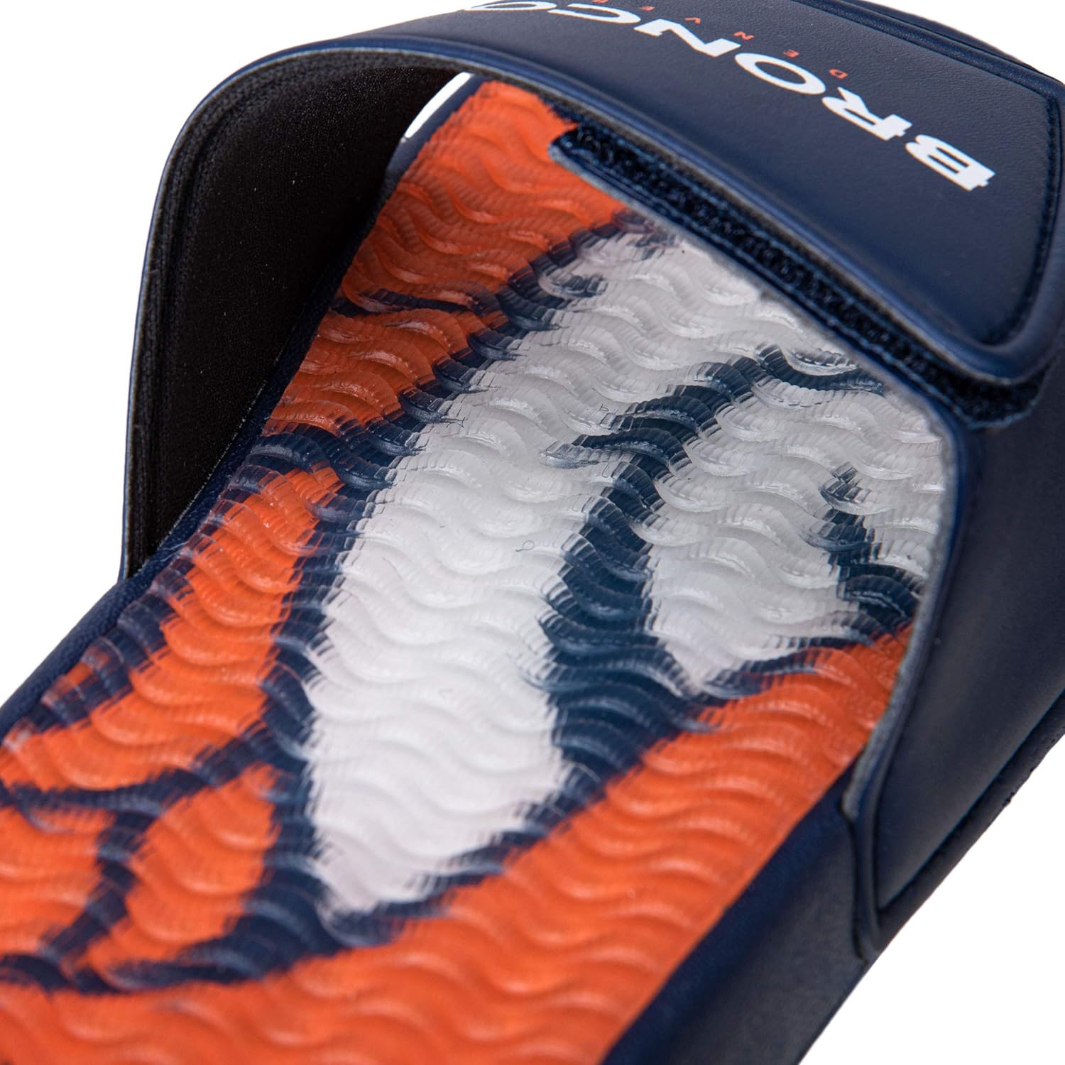 FOCO NFL Denver Broncos Mens Sport Shower Gel Slide Flip Flop SandalsSport Shower Gel Slide Flip Flop Sandals, Wordmark, Large (11-12) (FFSSNFCBBLGGEL) : Clothing