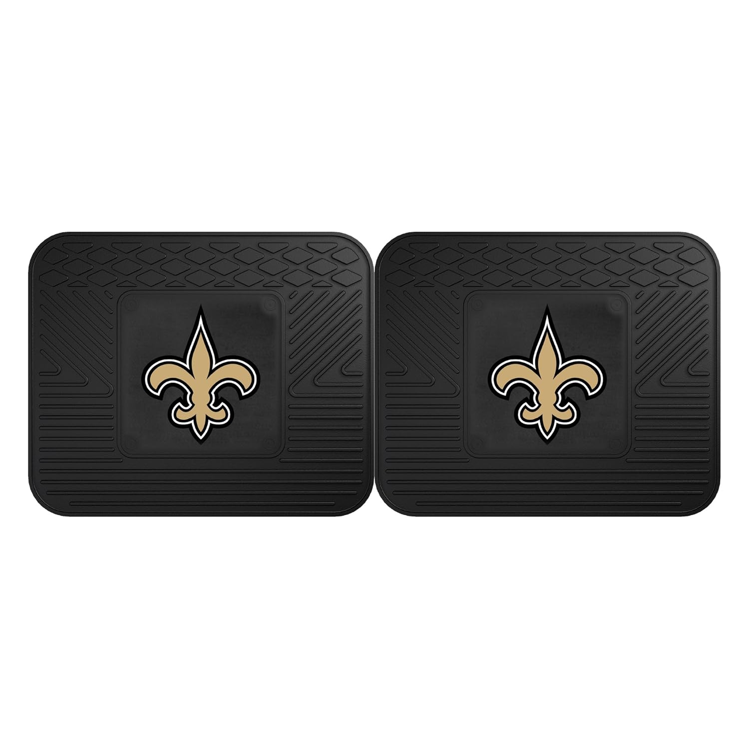 Fanmats 12307 NFL New Orleans Saints Utility Mat 2 Piece