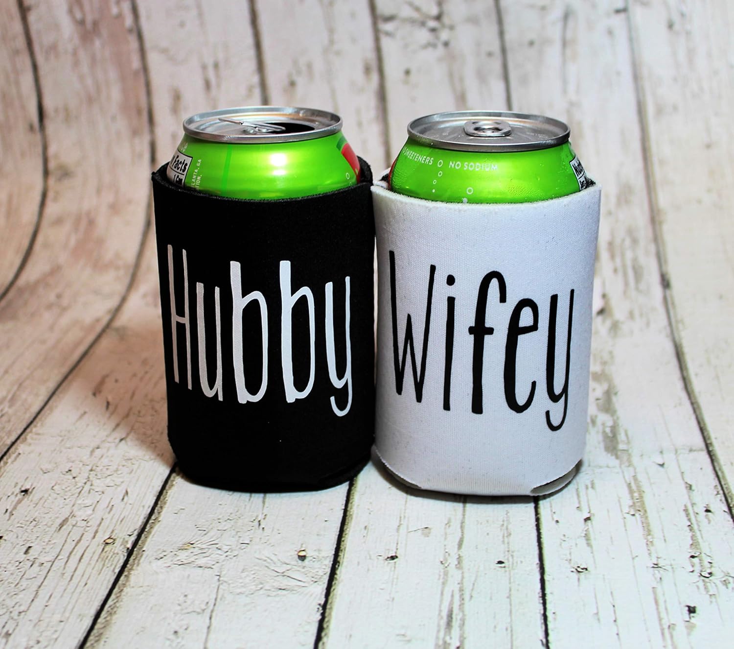 Wedding Can Coolers Handmade