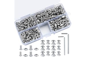 BAYIDUN 200 Pcs M4 M5 2020 Series T Nuts, Including 100 Pcs Hex Socket Head Screws, T Slot Nut Hammer Head Fastener Nuts, for 20 Series Aluminum Profile, with 2 Pcs M4 M5 Wrench