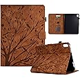 vxxliaxs Case for iPad (A16) 11th Generation 11 Inch 2025, iPad 10th Generation 10.9 Inch 2022, PU Leather Multi-Angle Viewing Stand Shockproof Flip Case with Card Slot, Magnetic Clasp, Brown