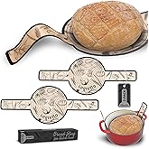 XFasten Sourdough Silicone Bread Sling for Dutch Oven 2-Pack Non-Stick, 536 F High Heat Resistance, and Easy to Clean Silicone Sourdough Baking Sling Bread Mat Baking Supplies by Segretto Cookware