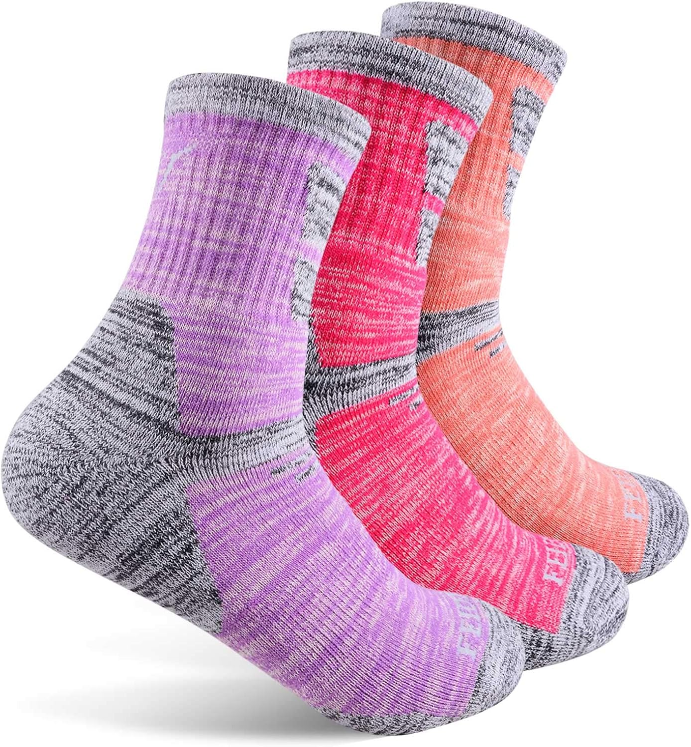 Women's Hiking Walking Socks, FEIDEER Outdoor Recreation