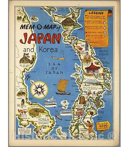 初だし　稀少　古地図　1680年頃　A.M. Mallet　「古代大陸図」美品 File:Empire-of-Japan-Topographic-Map-大日本帝国の地形図-1918