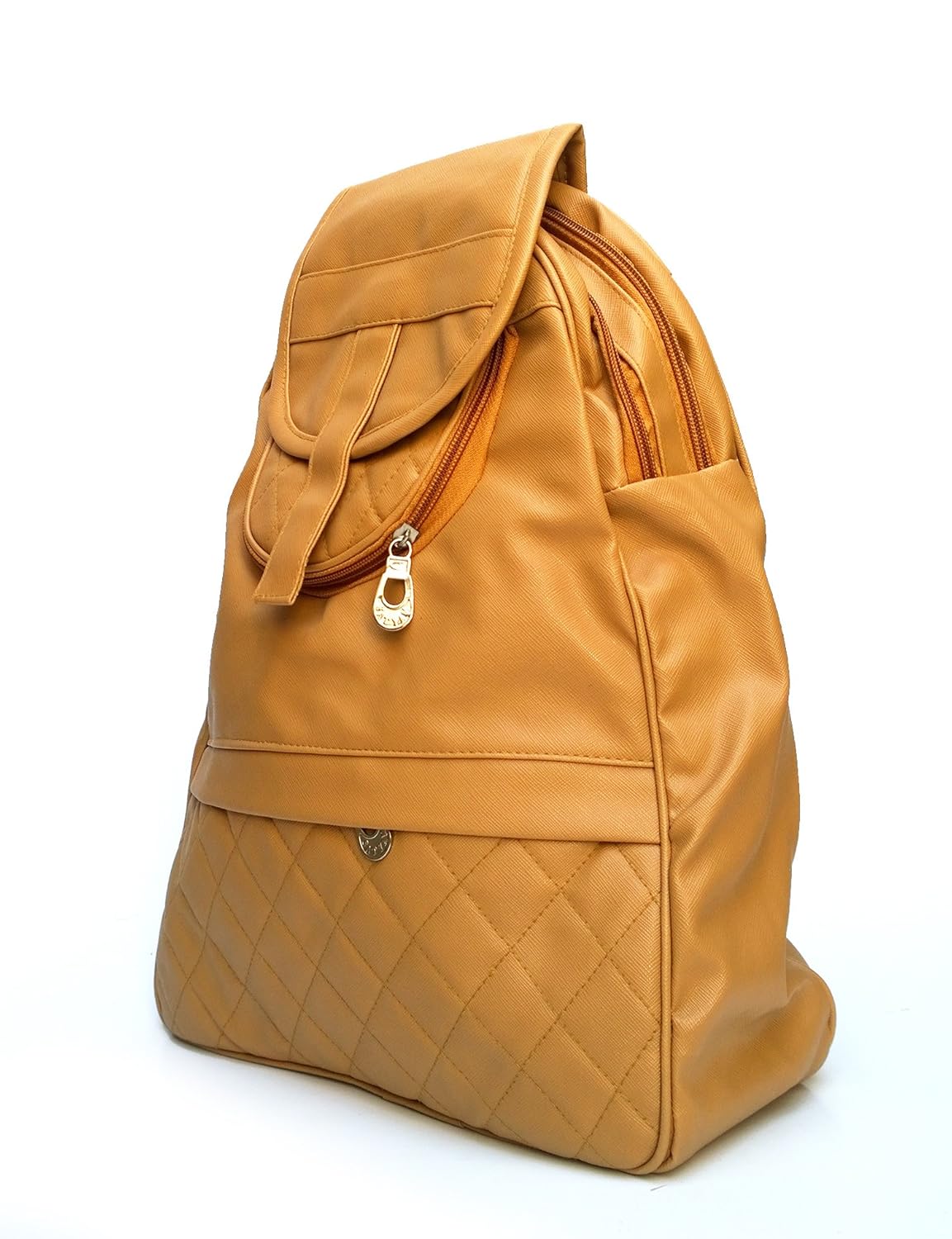 verity fashion girl's synthetic gold casual backpack
