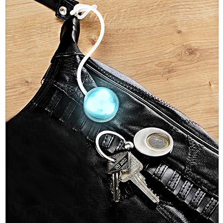 GKA LED Taschenlicht Licht für Tasche Handtasche Schlüsselanhänger Taschenanhänger Anhänger 2 Funktionen