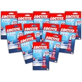 Loctite Threadlocker Blue 242 - Removable Thread Lock Glue for Nuts, Bolts, &amp; Fasteners, Medium Strength Screw Glue to Prevent Loosening &amp; Corrosion - 6 ml, 12 Pack