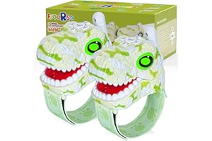 Fygurso Walkie Talkies for Kids 2 Packs, Kids Toys for Boys Girls Aged 3 to 8 Years Old for Outdoor Adventure, Camping, Halloween, Christmas, Birthday Gifts (Green, Dinosaur)