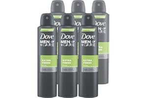 Dove Men+Care | Extra Fresh Anti-Perspirant 48 Hour Powerful Protection| 8.45 fl oz-250ML, 50.7 Fl Oz (Pack of 6)