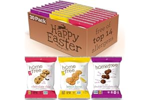 Homefree Treats You Can Trust Gluten Free Mini's, Variety pack with Lemon Burst, 30 Count