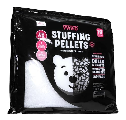 VViViD Eco-Friendly Weighted Stuffing Beads Poly Pellets (10 lbs