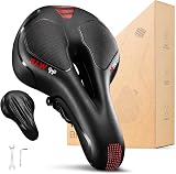 YOUNGDO Bike Seat Comfortable Wide Saddle Gel Cushion Breathable